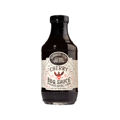 20oz bottle of Brownwood Farms Cherry BBQ Sauce